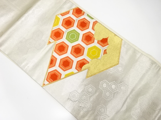 JAPANESE NAGOYA OBI / WOVEN MATSUKAWABISHI
